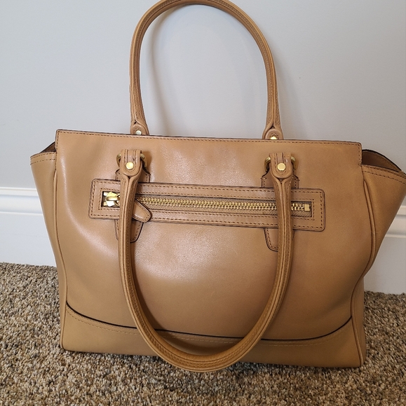 Coach tan leather purse - Picture 4 of 6